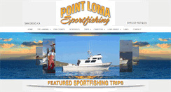 Desktop Screenshot of pointlomasportfishing.com